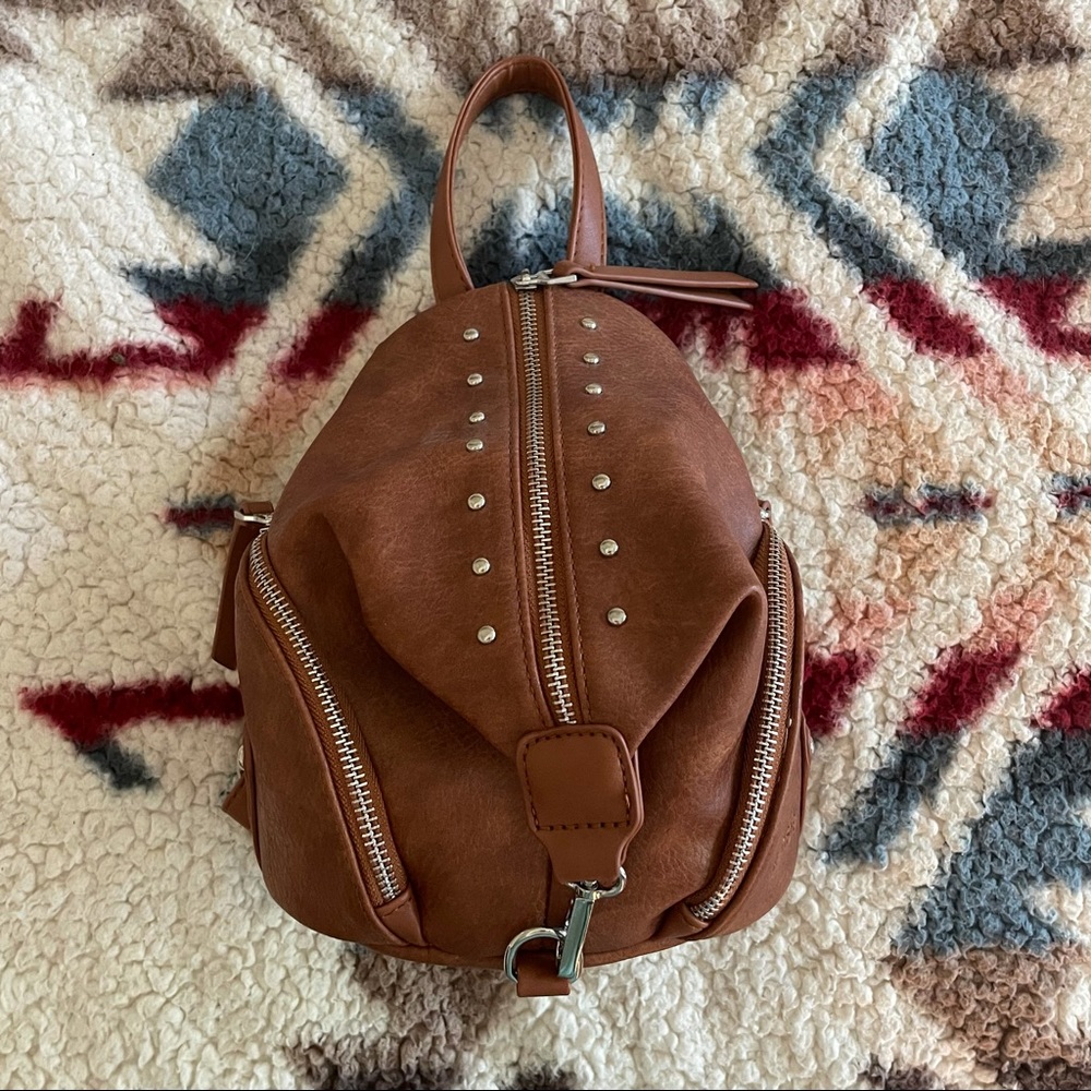 KENSIE COGNAC MINI COVERTIBLE BACKPACK